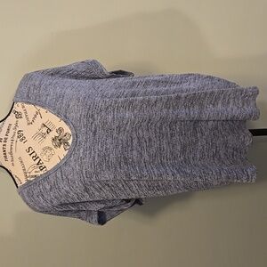 V-Neck Tee With Rolled Sleeves